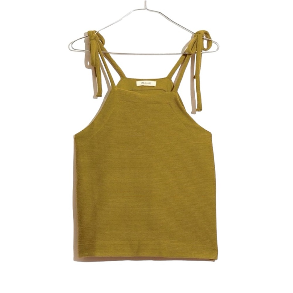 Madewell Tie Shoulder Ribbed Tank Top